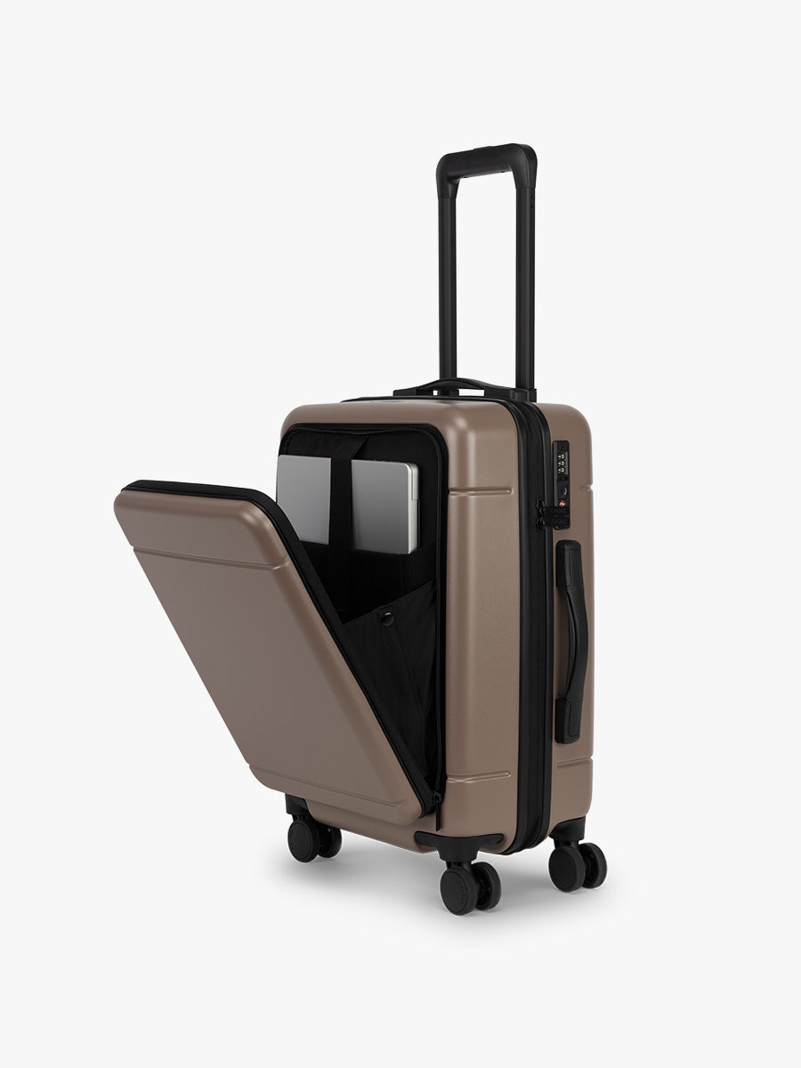 Hue Front Pocket Carry-On Luggage