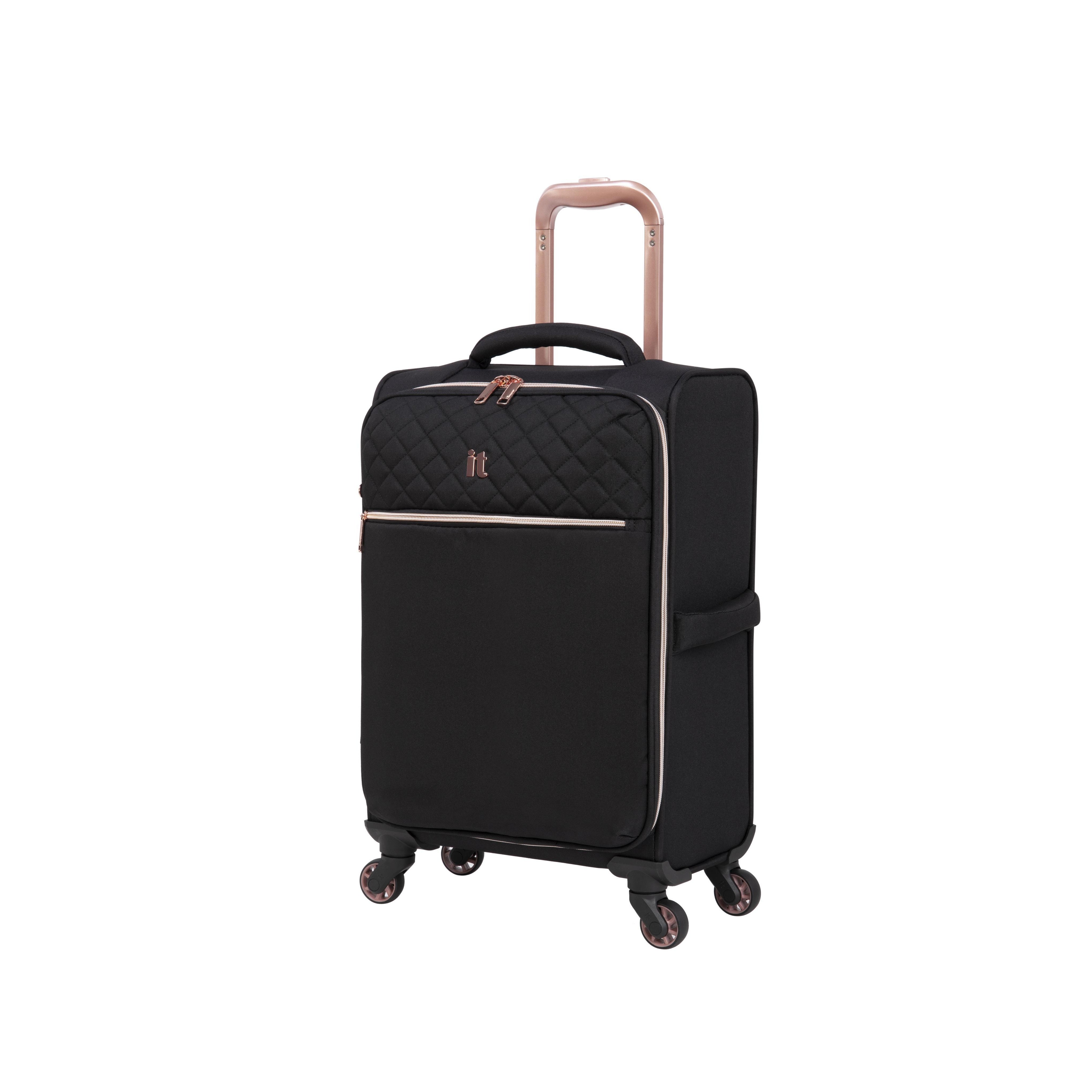 Divinity 21" Softside Carry-On 4 Wheel Spinner (Black)
