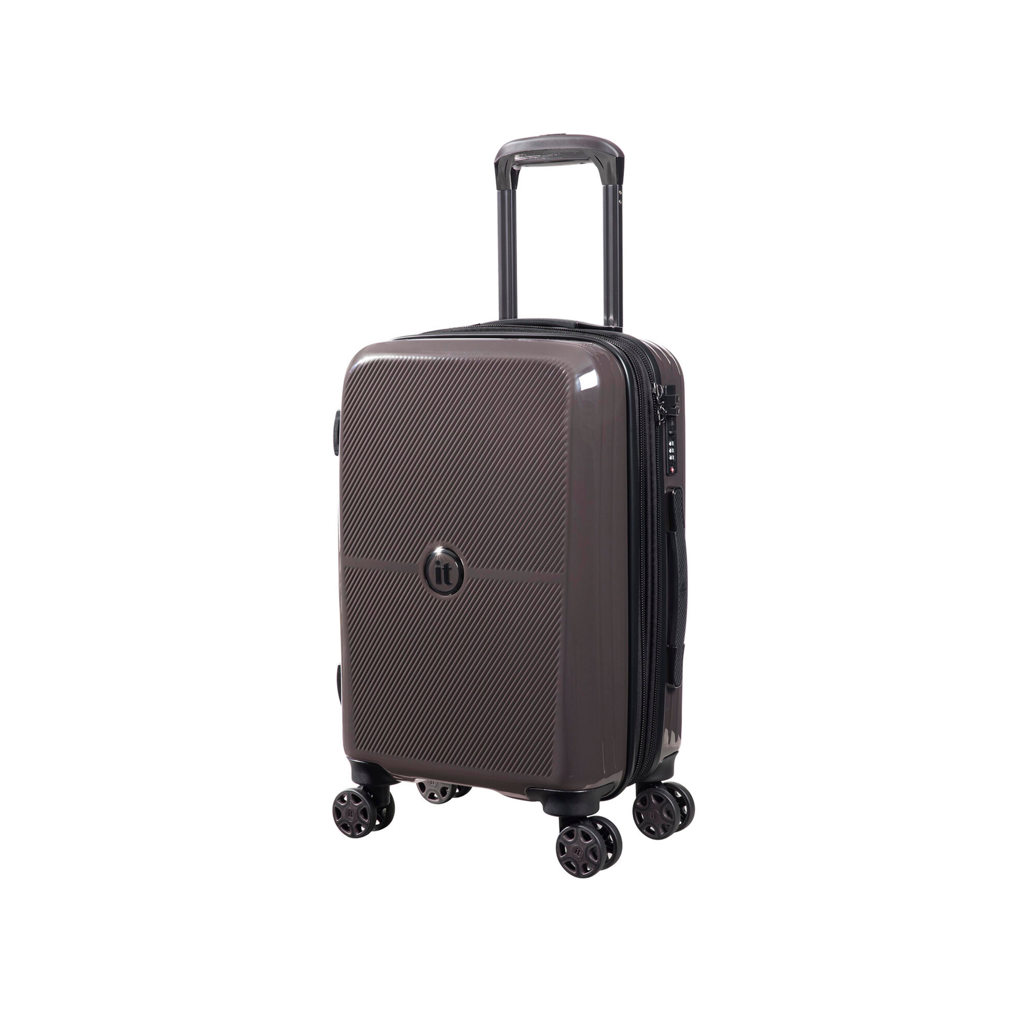 Optical 22" Hardside Carry-On 8 Wheel Expandable Spinner (Brown)