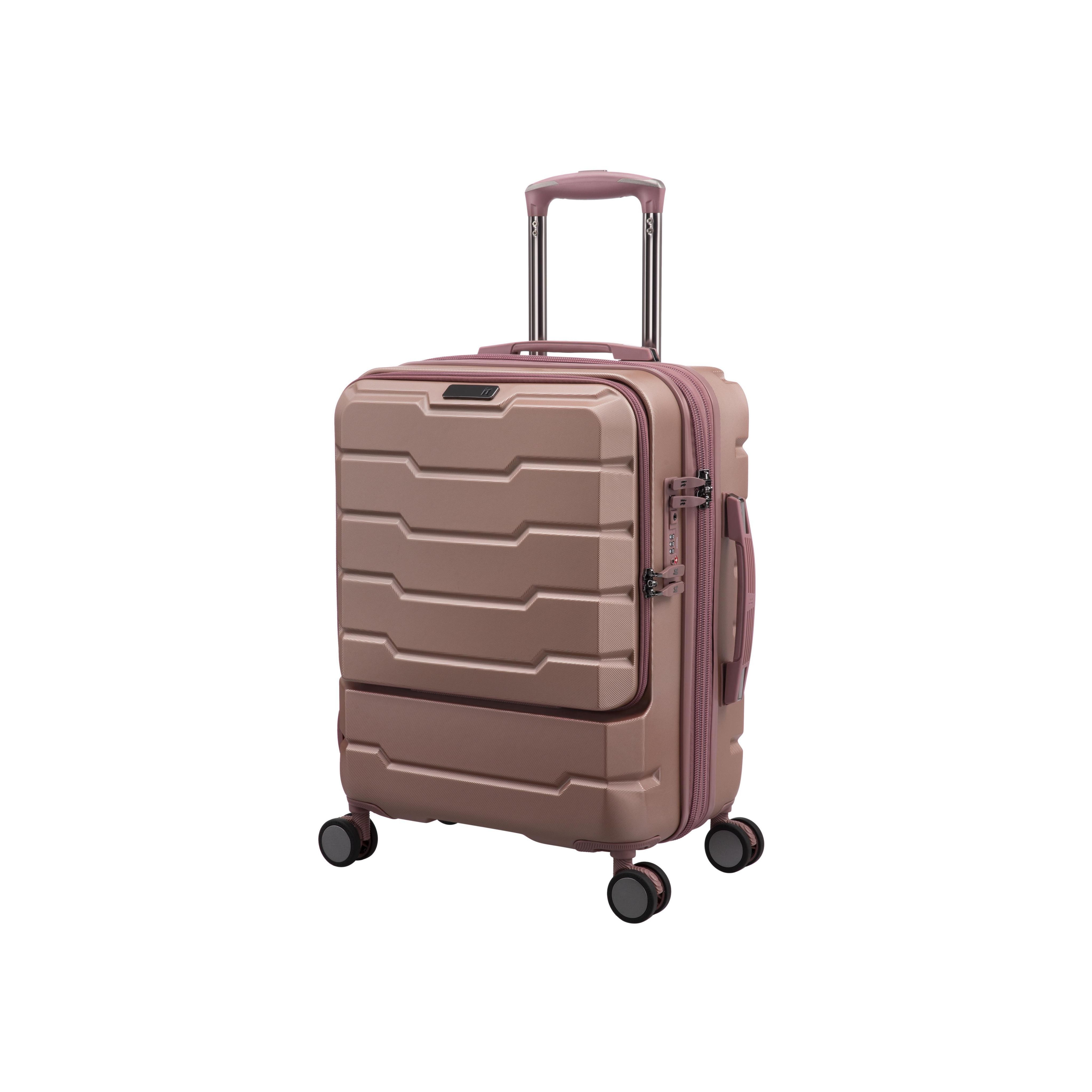 Prosperous 21" Hardside Carry-On 8 Wheel Expandable Spinner (Cameo Blush)