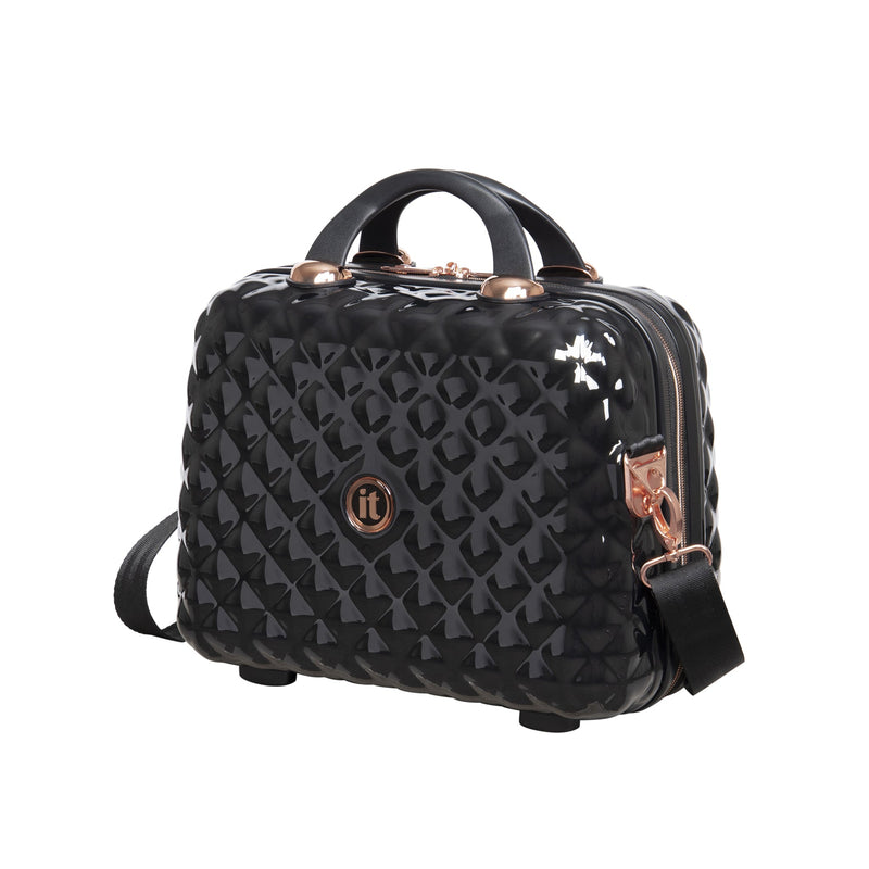 Traversed 21" Hardside Carry-On 8 Wheel Expandable Spinner (Black)